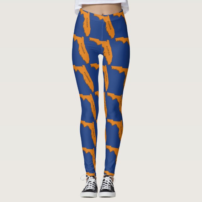 "Påstår Florida" Shapedamasker Leggings (Framsida)