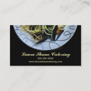 Pastas och musslor Catering Visitkort