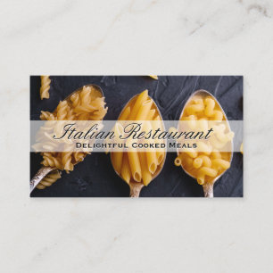 Pastas på Spoons Visitkort