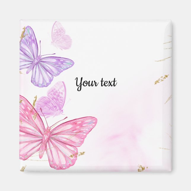 Pastek Butterflies-mall Magnet (Framsidan)