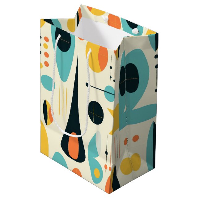 Pastel Abstract Mid-Century Pattern (Framsidan Vinklad)