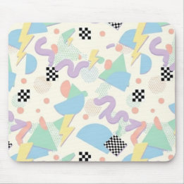 Pastel Abstract Shapes Pattern Design Musmatta