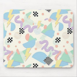Pastel Abstract Shapes Pattern Design Musmatta