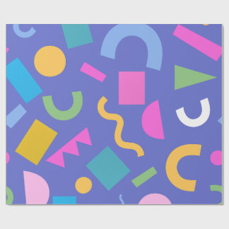 Pastel Abstract Shapes Pattern Design Presentpapper