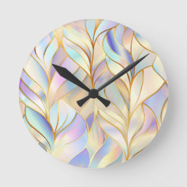 Pastel Abstract Wall Clock Rund Klocka