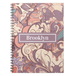 Pastel Abstrakt - anteckningsbok