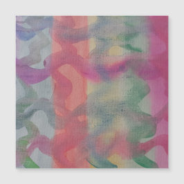 Pastel Abstrakt Art Magnetic Card