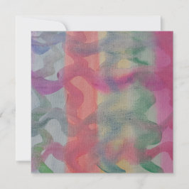 Pastel Abstrakt Art-platta kort
