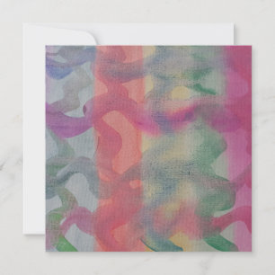 Pastel Abstrakt Art-platta kort