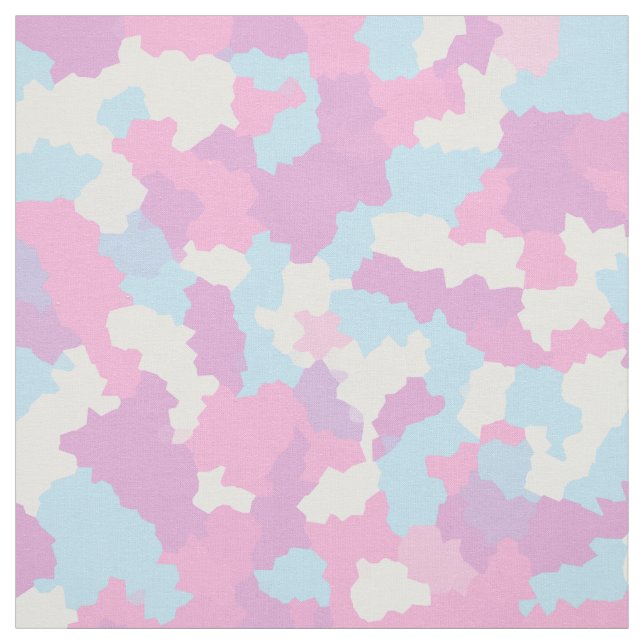 Pastel Abstrakt Camouflage Tyg (Provkarta)