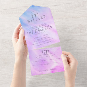 Pastel Abstrakt Elegant ANPASSNINGSBAR FLADDERMUS 