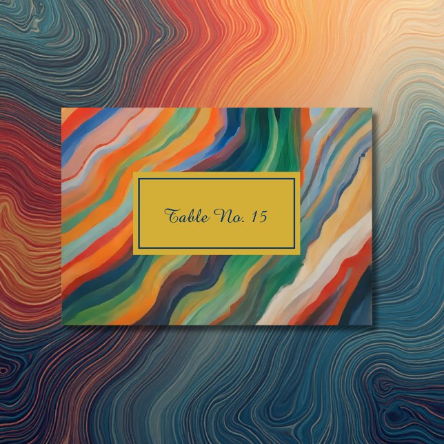 pastel abstrakt marble african destination bordsnummer (Skapare uppladdad)