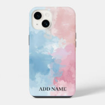 Pastel Abstrakt Phone Case - Personlig Watercol