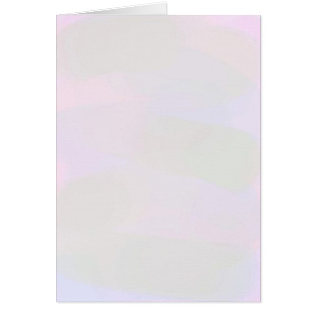 Pastel Abstrakt Product Hälsningskort (Framsidan)