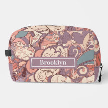 Pastel Abstrakt Toiletry Bag