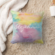 Pastel Abstrakt Watercolor Personlig Tie Dye