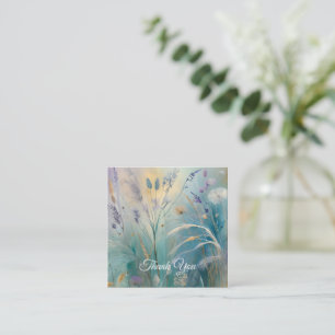Pastel Abstrakt Whispers of Nature *Personalize* Anteckningskort