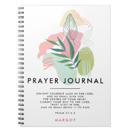 Pastel Abstrakts & Löv Prayer Journal Anteckningsbok