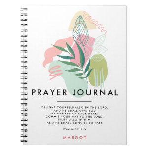 Pastel Abstrakts & Löv Prayer Journal Anteckningsbok