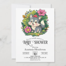 Pastel Adsible Varg Baby Shower Digital