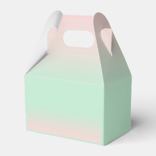 Pastel Aesthetic Muted Gradient Rosa Mint Grönt Presentaskar