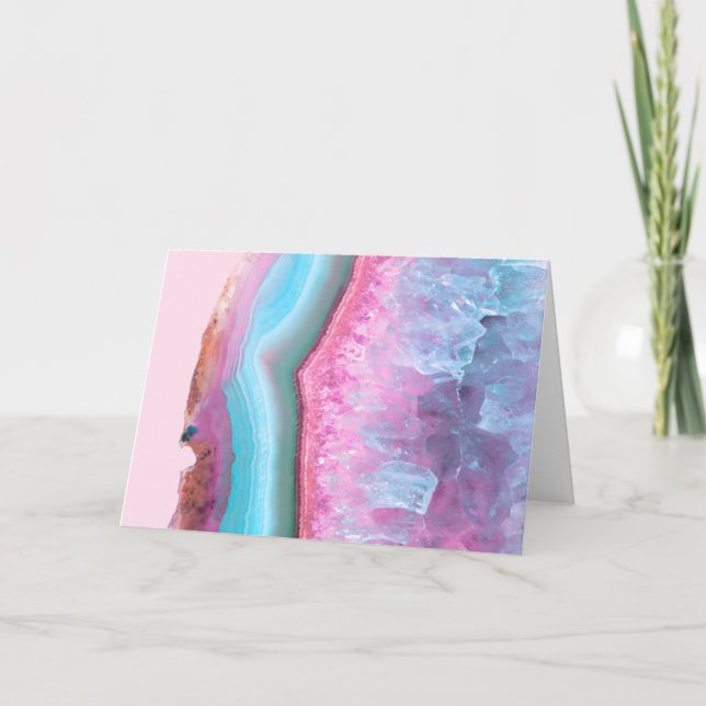 Pastel Agate Kort (Framsida)