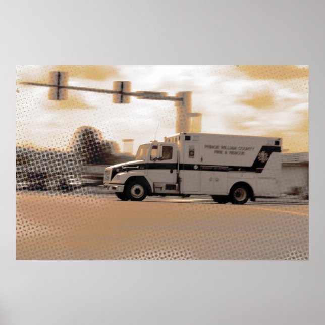 Pastel Ambulance C Poster (Framsidan)