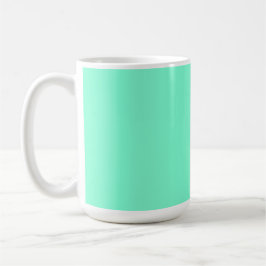 Pastel Aqua Solid Färg | Klassisk | ELEGANT Kaffemugg
