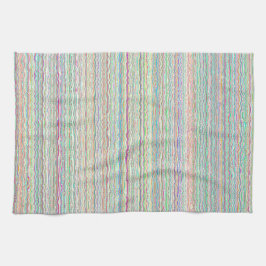 Pastel Art Rand Anpassningsbar Kitchen Towel Kökshandduk