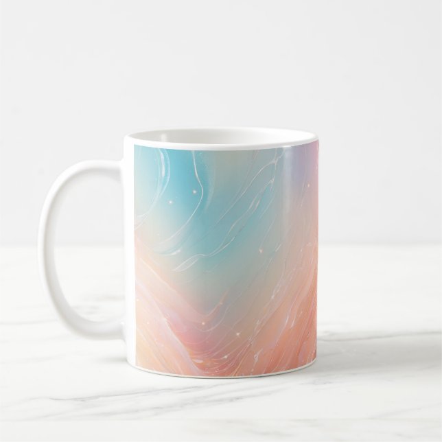 Pastel Aurora Gradient Mug Kaffemugg (Vänster)