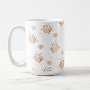 Pastel Autumn Cute Cats Kaffemugg