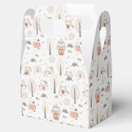 Pastel Autumn Cute Cats Presentaskar