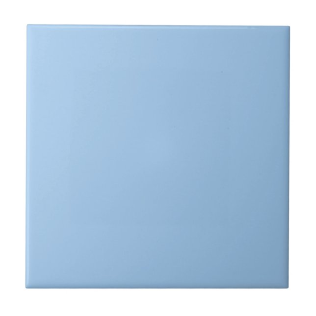 Pastel Baby blue Solid Färg Kakelplatta (Framsidan)