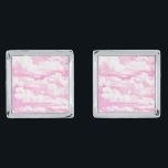 Pastel Baby Rosa Lycklig Clouds Decor Silverpläterade Manschetterknappar<br><div class="desc">Allt över utskriften, oändliga moln, gör att mjuk baby rosa himlar över hela anpassningsbarna för utskrifter i bakgrunden för dig själv eller för någon som är speciell på din lista, så att du kan göra ett intryck på vilket frestigt tillfälle som helst. Klicka på "Anpassa den!" om du vill lägga...</div>