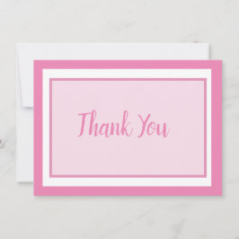 Pastel Baby Rosa Tack Kort