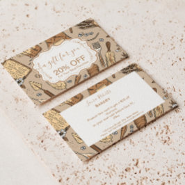 Pastel Bakery Branding Rabattkort