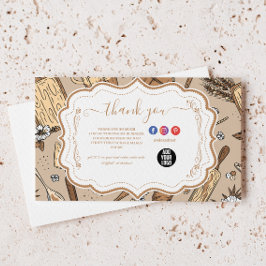 Pastel Bakery Branding Tack Kort