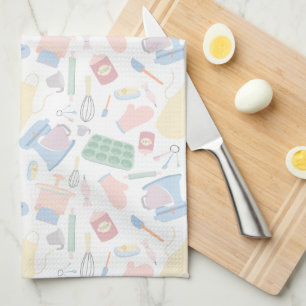 Pastel Baking Theme Sweet Desserts bakverk Kökshandduk