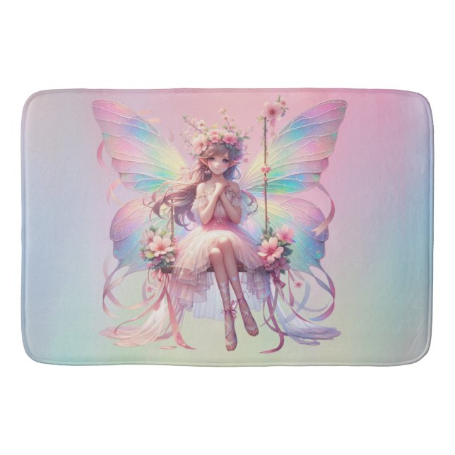 Pastel Ballerina Fairy Princess Girls Badrumsmatta (Framsidan)