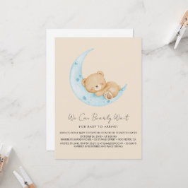 Pastel Balloon Baby Shower Inbjudningar