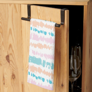 Pastel Batik Mönster Kökshandduk