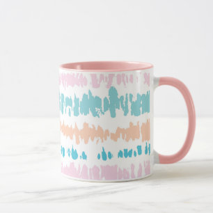 Pastel Batik Mönster Mugg