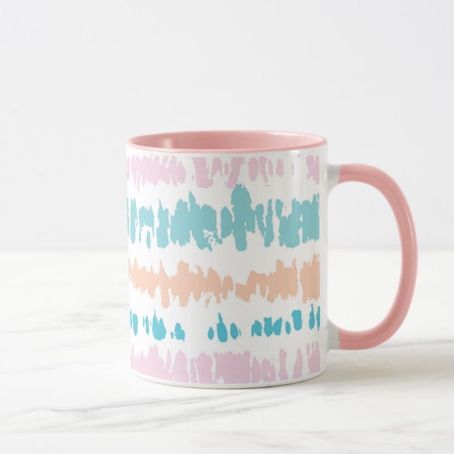 Pastel Batik Mönster Mugg (Höger)