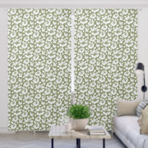 Pastel Berry Shadow Curtains