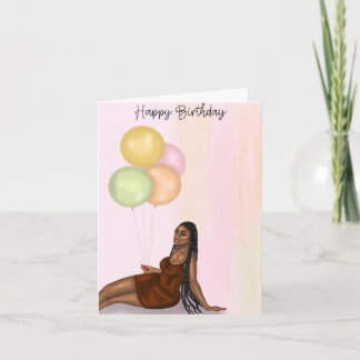 Pastel Birthday Card Kort