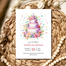 Pastel Birthday tårdag