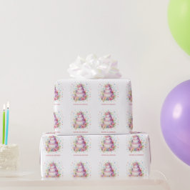 Pastel Birthday tårdag Presentpapper