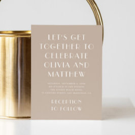 Pastel blek använder modern enkel minimalistisk br inbjudningar