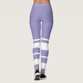 Pastel Blek Lavender Lila Abstrakt Art Leggings