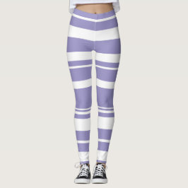 Pastel Blek Lavender Lila Abstrakt Art Leggings